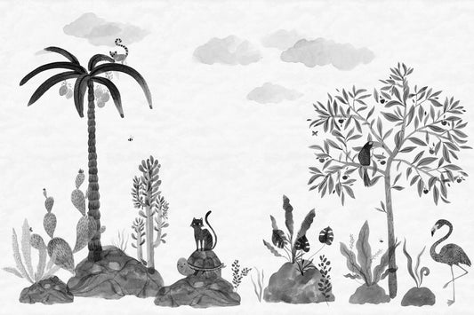 Wilton - Graphite - Wallpaper Trader