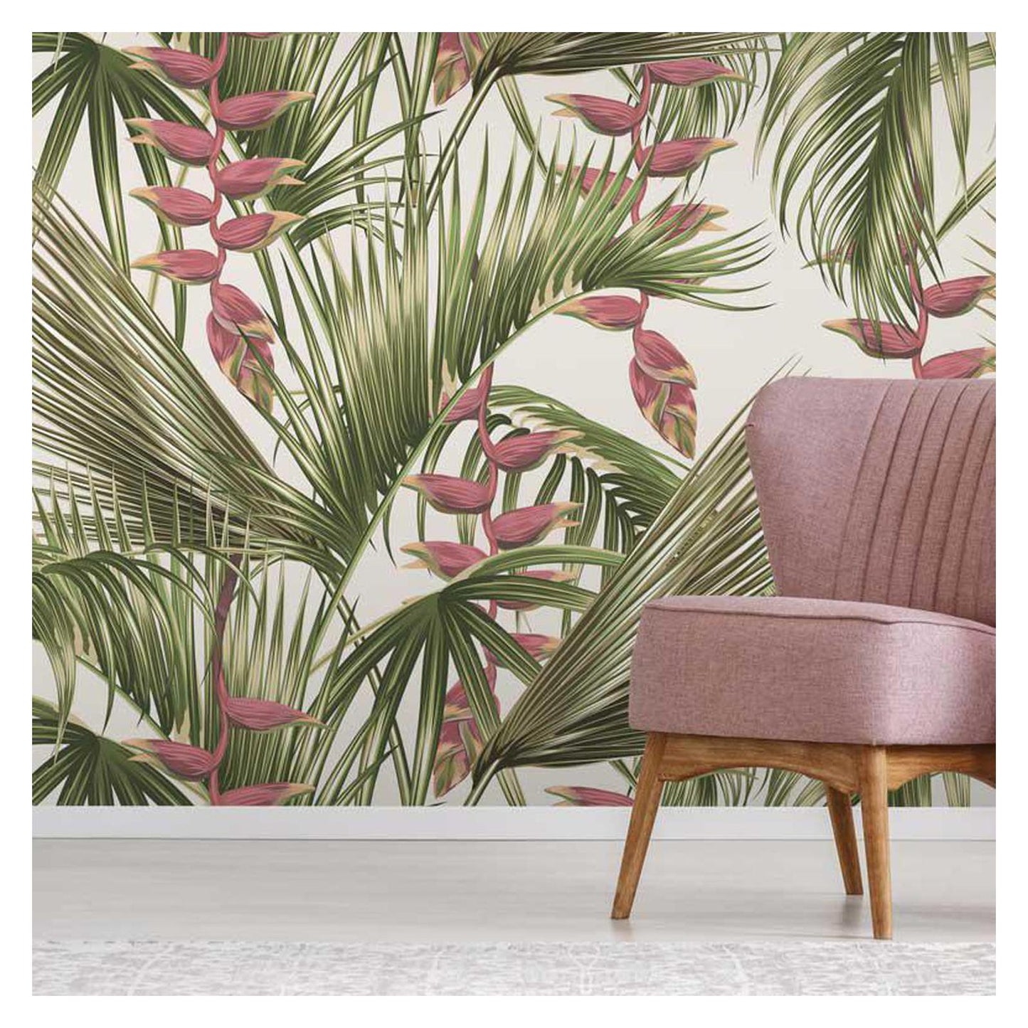 Aloha Vintage Tropical Palm - Wallpaper Trader