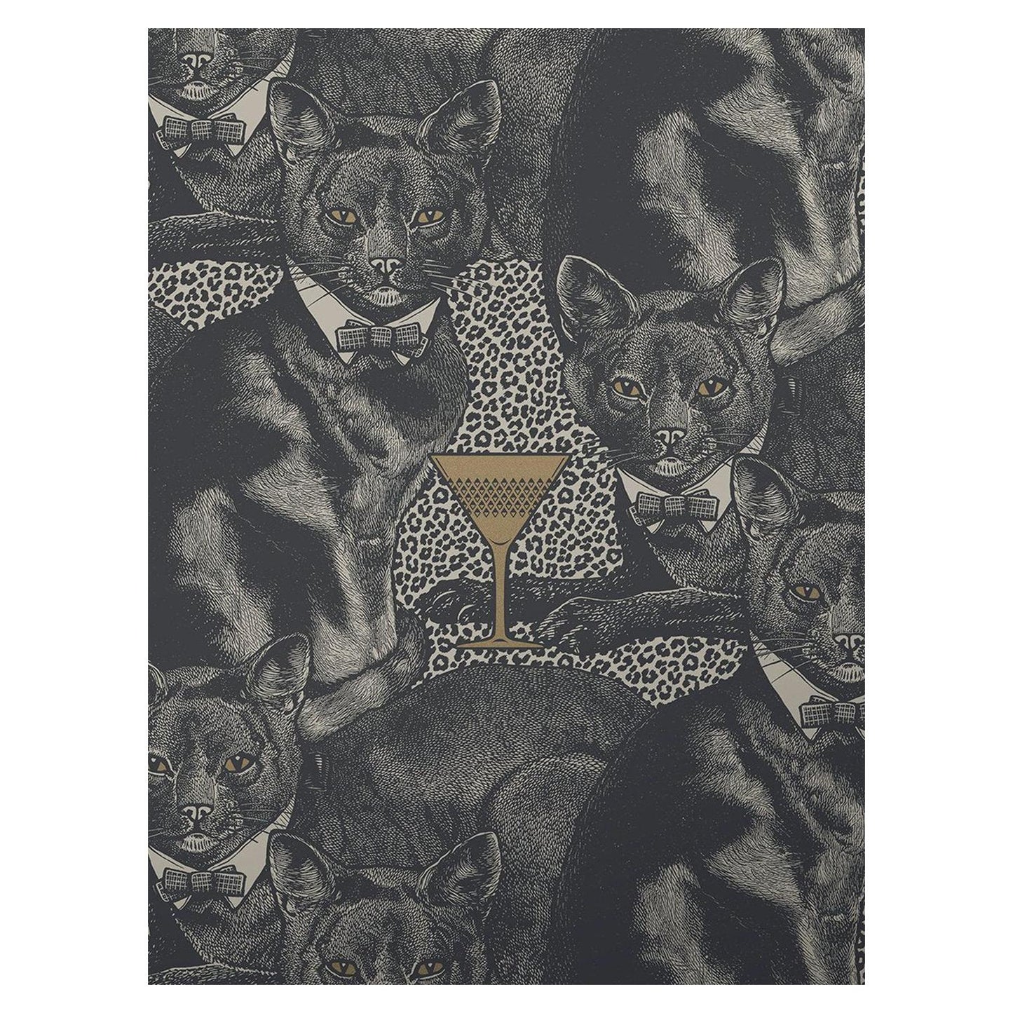 Cat-titude - Divine Gold - Wallpaper Trader