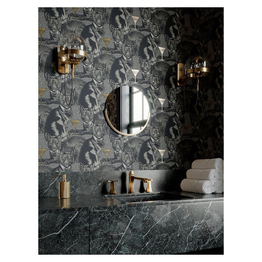 Cat-titude - Divine Gold - Wallpaper Trader