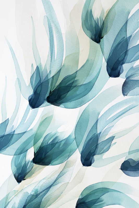 Songbird - Teal - Wallpaper Trader