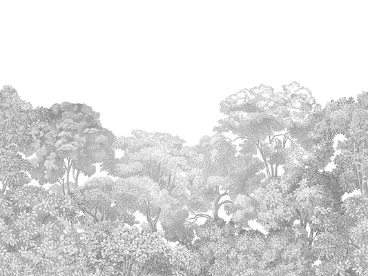 Bellewood - Grey Toile - Wallpaper Trader