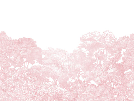 Bellewood - Pink & White - Wallpaper Trader