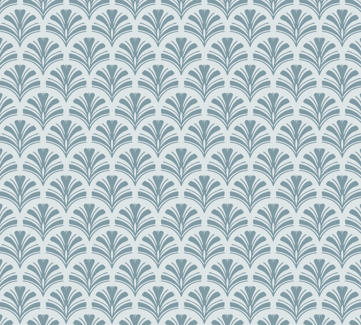 Petal Scallop - Blue