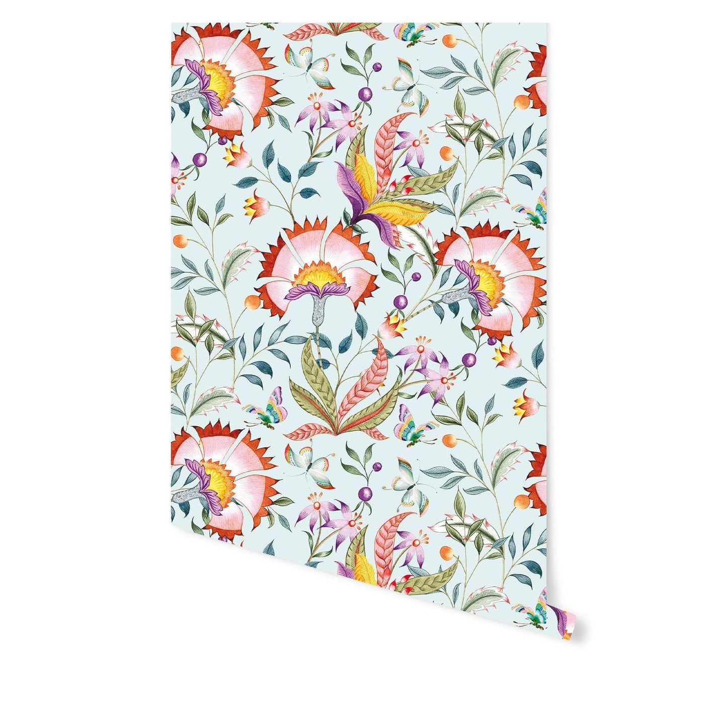 Spring Has Sprung - Pale Blue - Wallpaper Trader