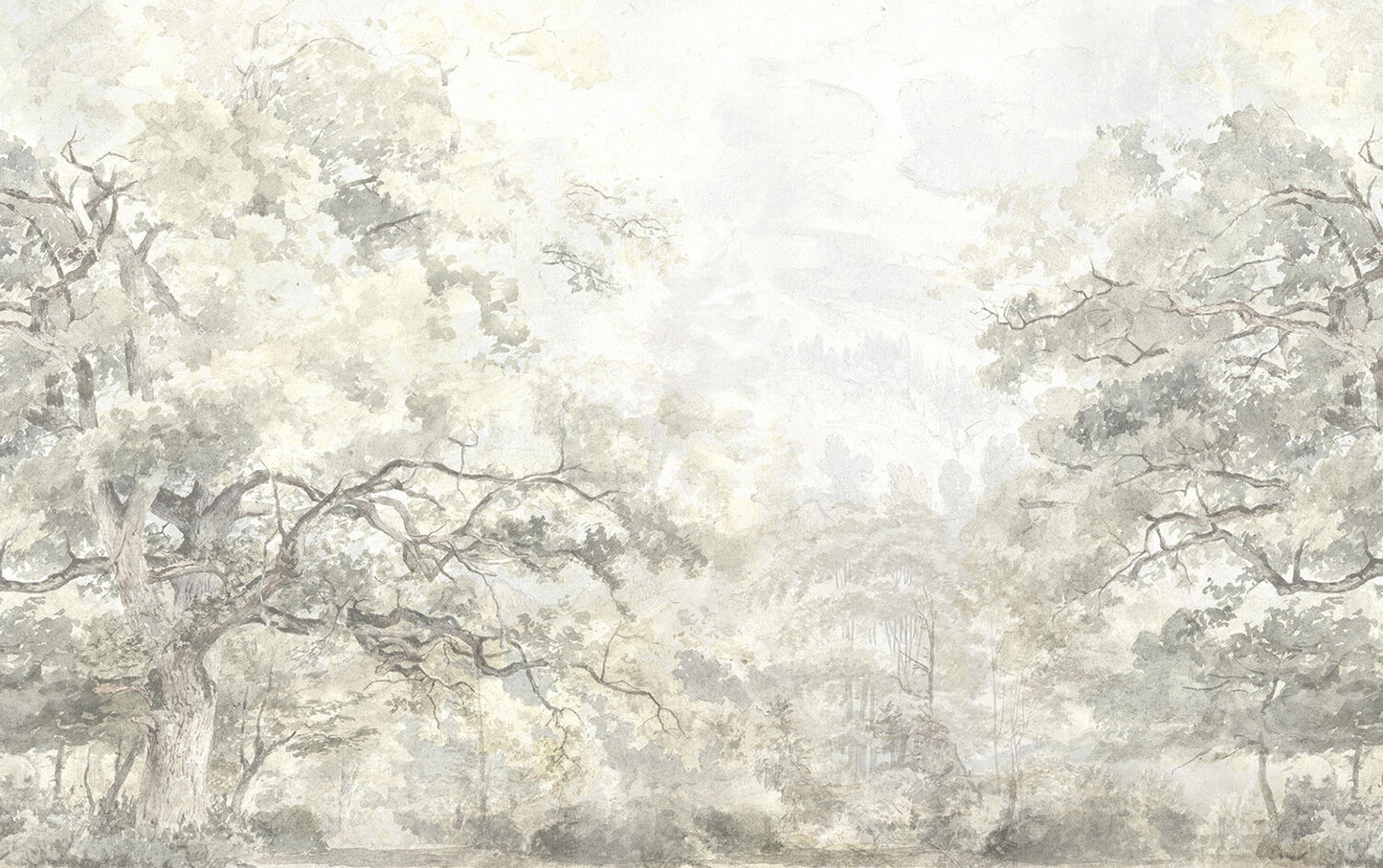 Beauty Everywhere - Grey & White - Wallpaper Trader