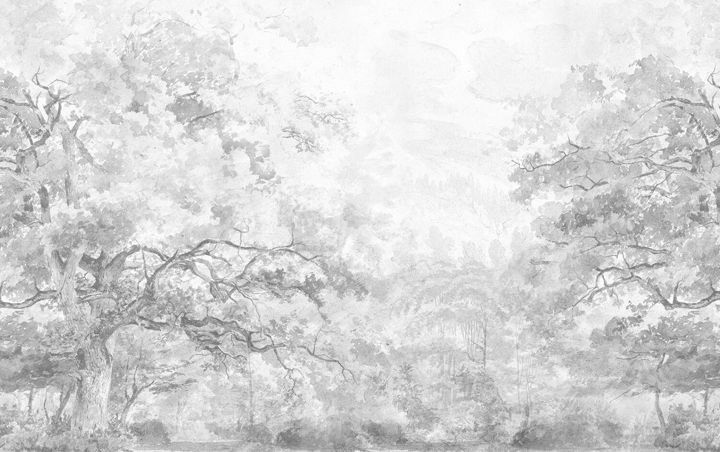 Beauty Everywhere- Dark Grey and White - Wallpaper Trader