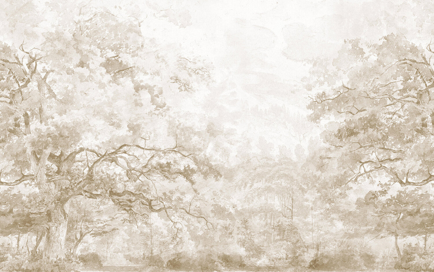 Beauty Everywhere - Soft Brown - Wallpaper Trader
