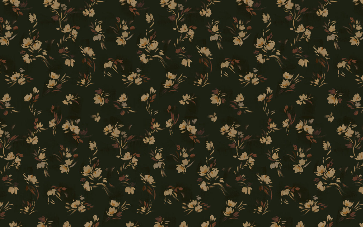 Floating Slowly - Brown & Apricot - Wallpaper Trader