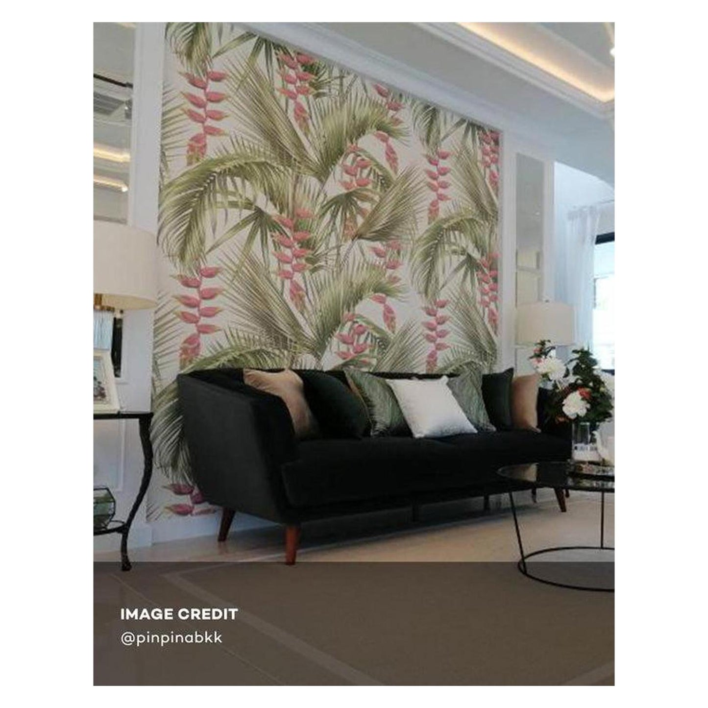 Aloha Vintage Tropical Palm - Wallpaper Trader