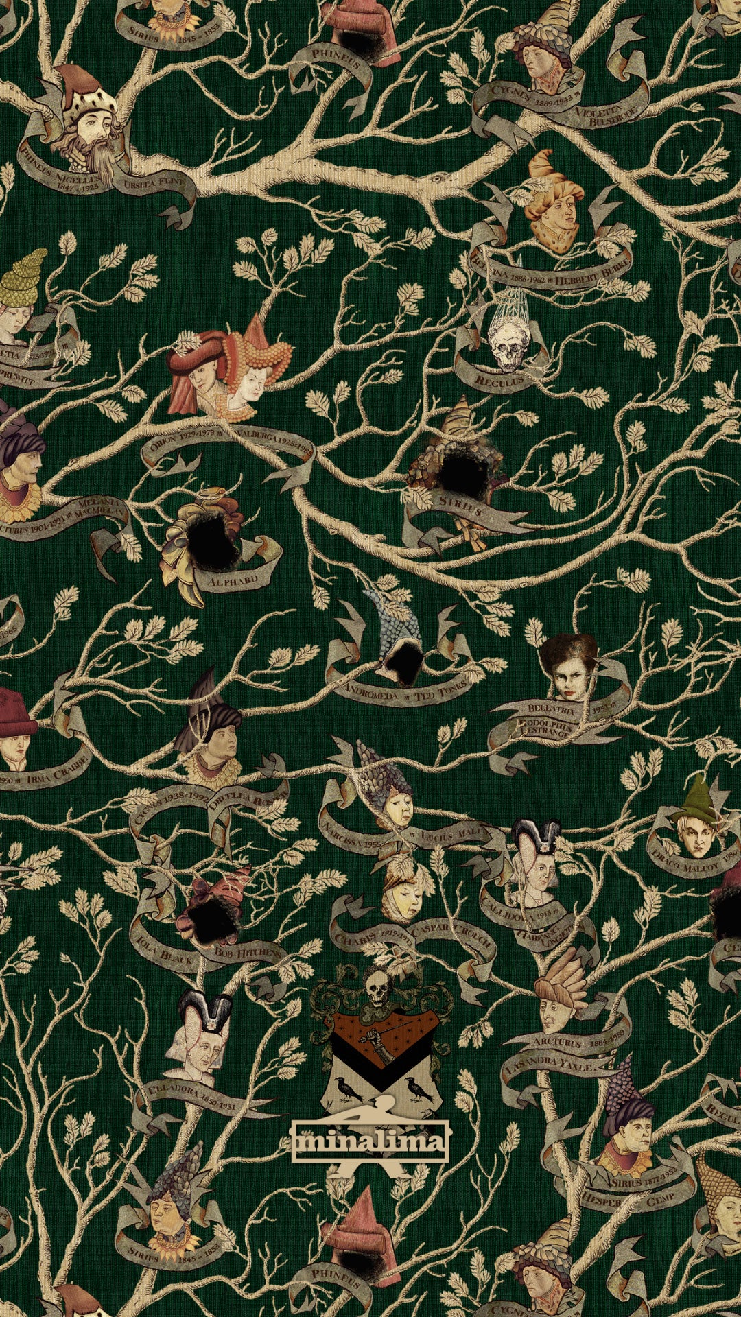 Black Family Tapestry - Wallpaper Trader