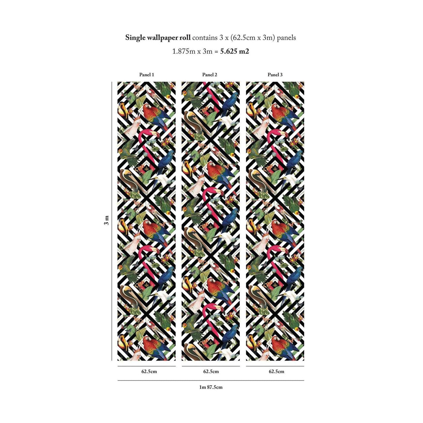 Geometric Aviary Wallpaper - Wallpaper Trader