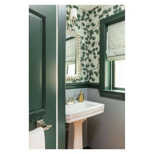 Pine - Green - Wallpaper Trader