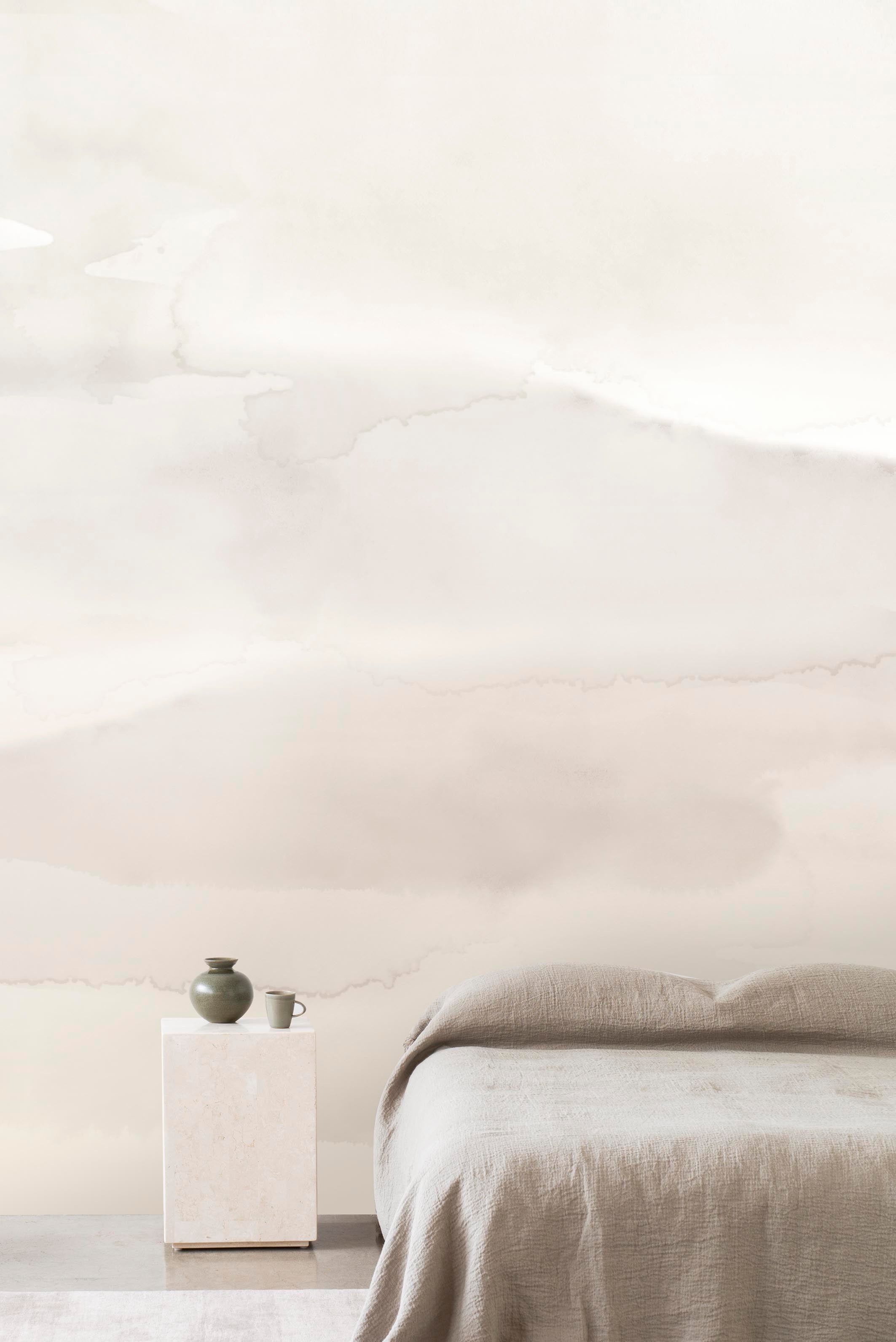 Soft, gentle wallpaper for calm rooms