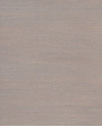 Fine Sisal II wallpaper by Eijffinger, flat swatch in grey-mauve with horizontal grasscloth sisal weave