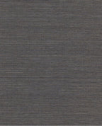 Fine Sisal II wallpaper by Eijffinger, flat swatch in dark charcoal slate with horizontal sisal weave