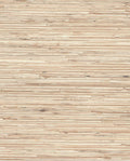 Fine Arrowroot grasscloth wallpaper by Eijffinger, flat swatch in soft sandy beige with fine woven arrowroot texture