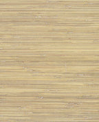 Tonal Reed grasscloth wallpaper by Eijffinger, flat swatch in warm golden straw with natural reed variation