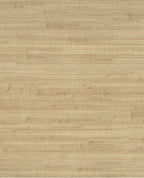 Fine Sisal II wallpaper by Eijffinger, flat swatch in natural straw beige with horizontal sisal weave