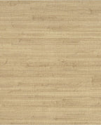 Fine Sisal II wallpaper by Eijffinger, flat swatch in natural straw beige with horizontal sisal weave