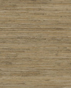Fine Sisal II wallpaper by Eijffinger, flat swatch in olive-brown khaki natural sisal grasscloth