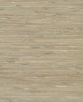 Natural Grass wallpaper by Eijffinger, flat swatch of grasscloth in warm taupe-beige with soft grey undertones