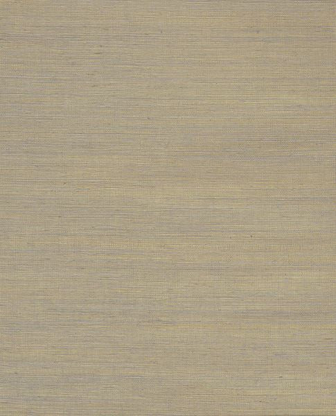 Silk Weave wallpaper by Eijffinger, close-up of woven silk texture in soft taupe with subtle lilac-grey tones