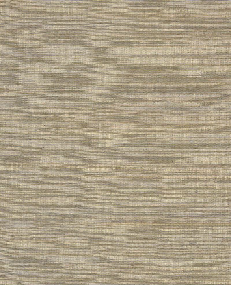 Silk Weave wallpaper by Eijffinger, close-up of woven silk texture in soft taupe with subtle lilac-grey tones