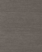 Fine Sisal II wallpaper by Eijffinger, flat swatch in deep mushroom grey with horizontal sisal grasscloth texture