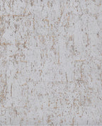 Cork wallpaper by Eijffinger, flat swatch in pale grey-white with soft amber cork flecks and natural grain