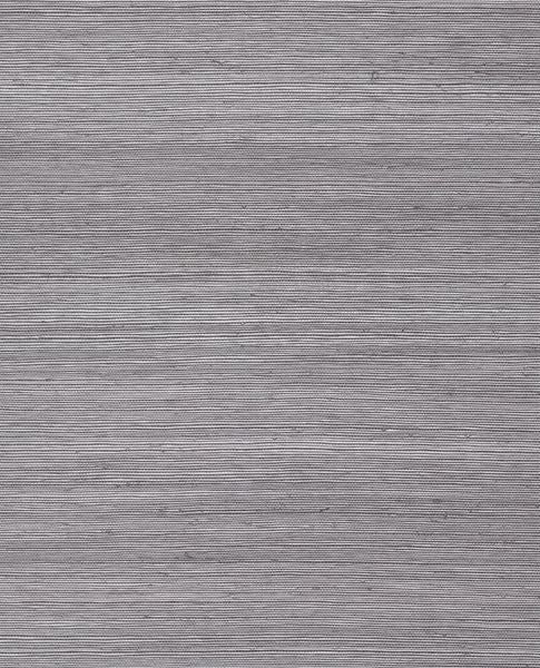 Silk Weave wallpaper by Eijffinger, flat swatch of horizontally woven silk in cool dove grey