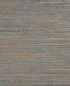 Silk Weave wallpaper by Eijffinger, woven silk texture blending teal-blue and warm tan threads