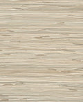 Wild Grass wallpaper by Eijffinger, flat swatch of natural grasscloth in pale cream and sand tones