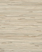 Wild Grass wallpaper by Eijffinger, flat swatch of natural grasscloth in pale cream and sand tones