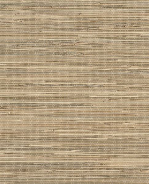 Wild Grass wallpaper by Eijffinger, woven grasscloth texture in warm wheat and tan