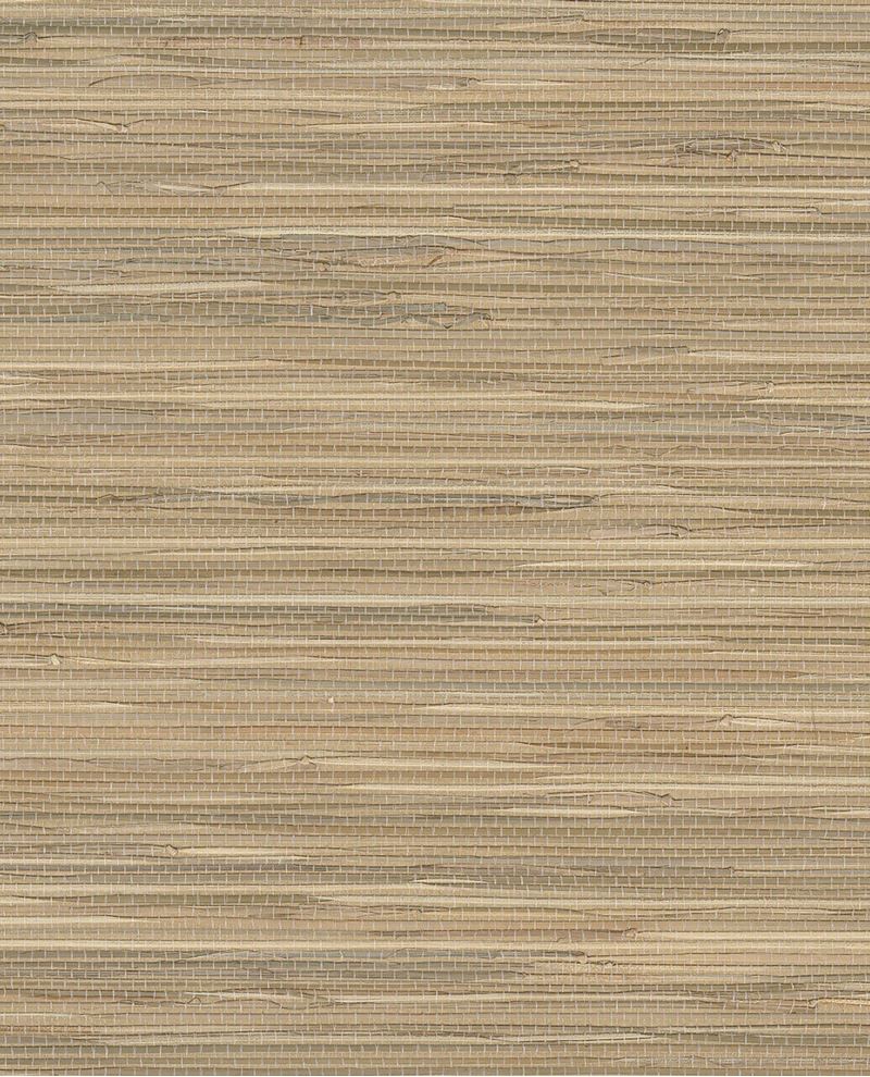 Wild Grass wallpaper by Eijffinger, woven grasscloth texture in warm wheat and tan