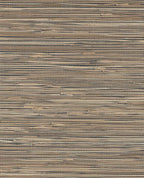 Natural Grass wallpaper by Eijffinger, grasscloth swatch in dark navy-charcoal with contrasting tan reeds