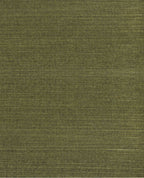 Fine Sisal wallpaper by Eijffinger, flat swatch of fine woven sisal grasscloth in deep olive green