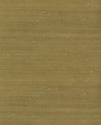 Knotted Jute grasscloth wallpaper by Eijffinger, close-up swatch in warm khaki-green woven jute