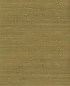 Knotted Jute grasscloth wallpaper by Eijffinger, close-up swatch in warm khaki-green woven jute