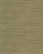 Knotted Jute grasscloth wallpaper by Eijffinger, swatch of deep moss-green natural jute texture