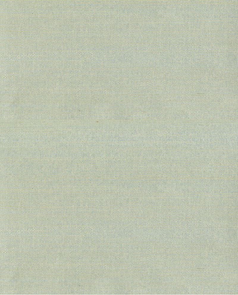 Fine Reed grasscloth wallpaper by Eijffinger, flat swatch in pale duck-egg blue woven reed