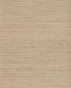 Coarse Weave grasscloth wallpaper by Eijffinger, flat swatch in soft sandy taupe natural weave
