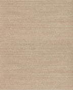Coarse Weave grasscloth wallpaper by Eijffinger, flat swatch in soft sandy taupe natural weave