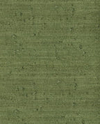 Coarse Weave grasscloth wallpaper by Eijffinger, close-up swatch in deep olive-green coarse weave