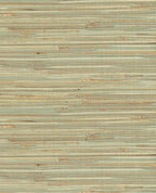 Fine Sisal wallpaper by Eijffinger, sisal texture in soft seafoam and warm tan tones