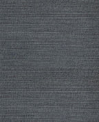 Banded Reed grasscloth wallpaper by Eijffinger, flat swatch in deep charcoal-navy fine reed weave