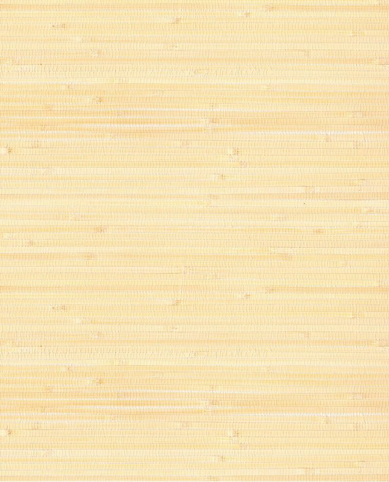 Fine Sisal wallpaper by Eijffinger, sisal grasscloth swatch in soft buttery yellow