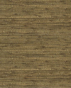 Fine Sisal wallpaper by Eijffinger, sisal weave in dark olive-brown with golden flecks