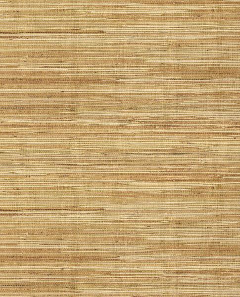 Fine Sisal wallpaper by Eijffinger, sisal weave swatch in warm honey brown